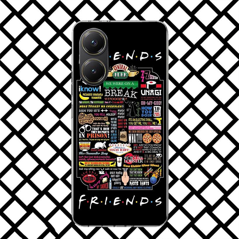 Friends Tv Show Funny Phone Case for Xiaomi Poco F7 Ultra X7 X6 X5 Pro X4 Gt M8 M7 Redmi 15 15C 13 13C 12 12C Soft Cover Fundas