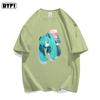 Hatsune Miku Miku Tape Short Sleeve Cute Peer Anime Pure Cotton Printed Unisexs and Unisexs Personalized Casual Plain Tshirt