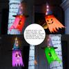 Glowing Outdoor Witch Hat LED Luminous Tree Hanging Ornament Kids Party Decor Halloween Wizard Hat Magic Prop Solution
