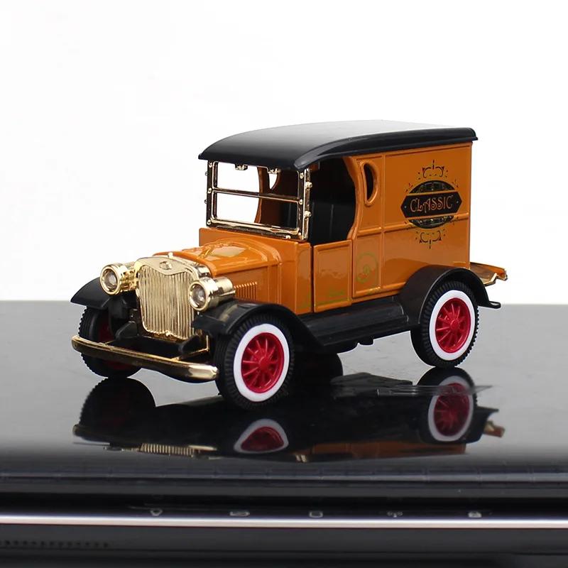 Llic1 1pc Retro Alloy Car Model FT Vintage Car Metal Ford Car Gift for Boy Collection Toys