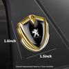 Autoaufkleber 2025 Heiß 1 Stück 3D Metallschild Form Auto Metall Karosserie Dekoration Aufkleber für Peugeot 206 207 208 306 307 308 508 106 10