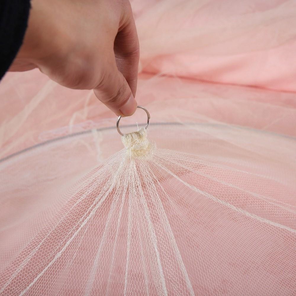 Summer Mosquito Net Tent Mesh Fabric Bed Curtain Household Mosquito Net  For Double Bed