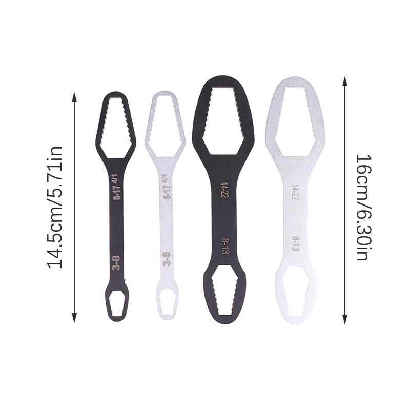 Universeller Torxschlüssel Selbstanziehend Verstellbarer Brückenschlüssel Brett Doppelkopf-Torxschlüssel Handwerkzeuge Für Fabrik