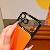 Luxury Leather Clear Plating Armor Case for iPhone 17 16 15 Pro Max 17Promax 16Pro Shockproof Premium TPU PC Soft Phone Cover