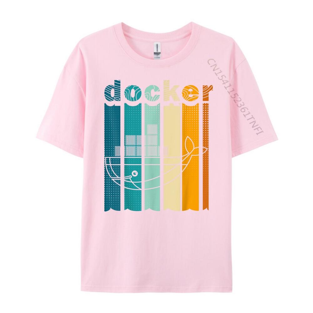 Docker Linux Devops Programming Coding Computer Scientist Graphic Tees Men Camisetas St Patrick's Day
