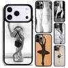 Balletto Ballerina Dancer Scarpe Phone Case For iPhone 17 16 15 14 13 12 11 Pro Max Plus 17Air Soft Silicone Cover