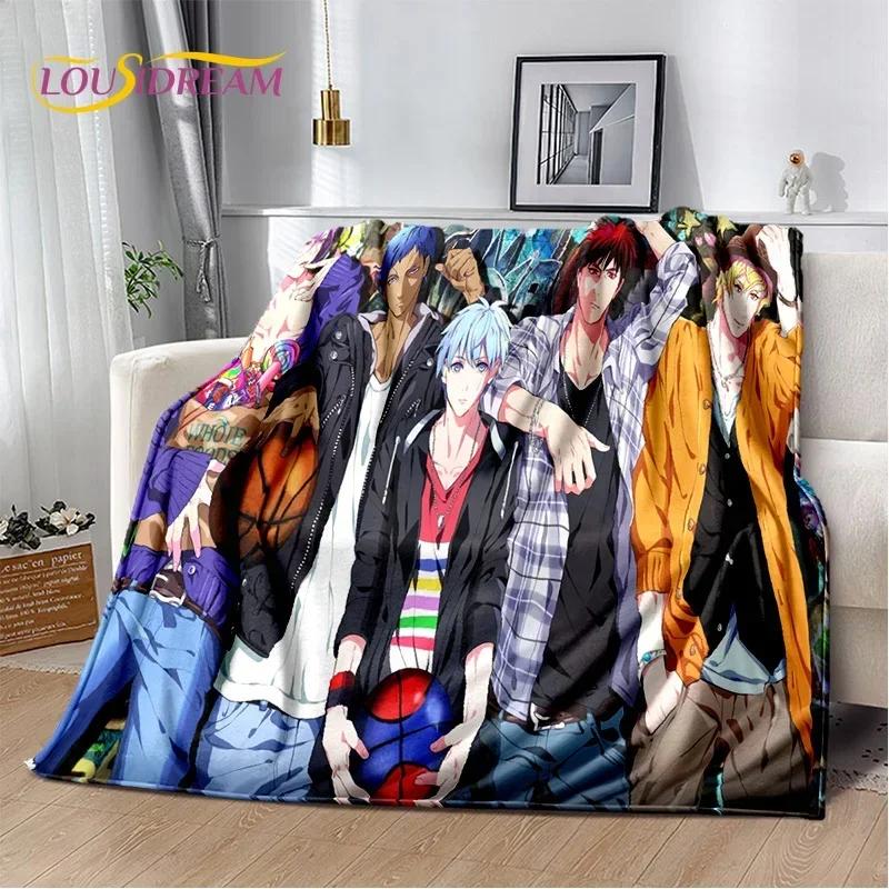 Animacinis Kuroko krepšinio anime pledas, minkštas apklotas namams, miegamajam, lovai, sofai, iškylai, kelionėms, biurui, vaikams