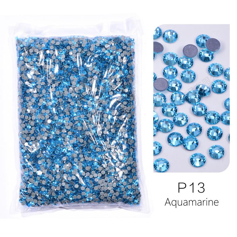 Large Packaging Uniform Glass Imitation Austrian Hot Diamond, Hot Melt Adhesive Bottom Diy Clothing Shoes And Hats Jewelry Rhinestone