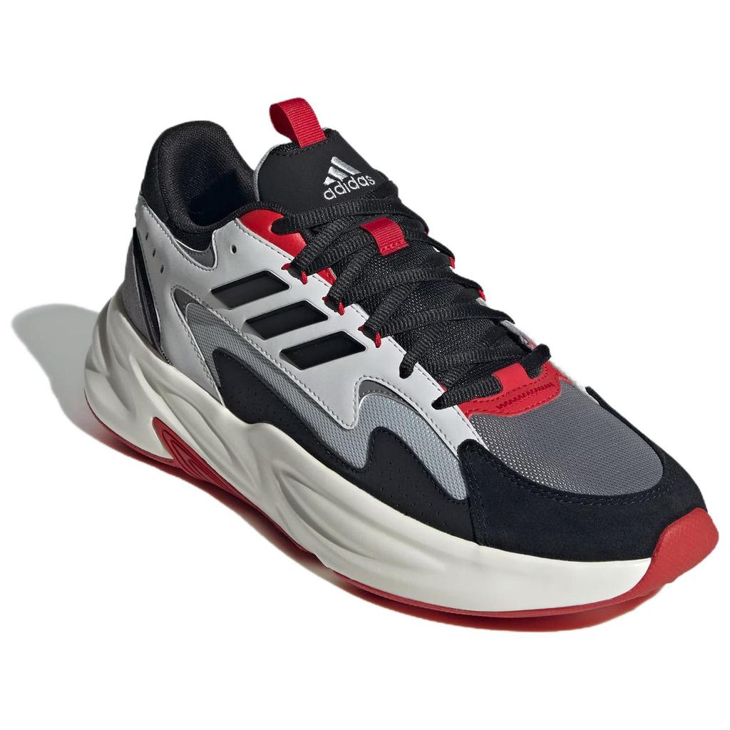 Adidas Ozwave Fashion Slip-Resistant Durable Low-Top Dad Shoes Unisex Sneakers Black Gray JR3199
