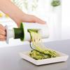 Multifunction Vegetable Slicer With Rotating Spiral Funnel For Kitchen Prep And Gift Use
