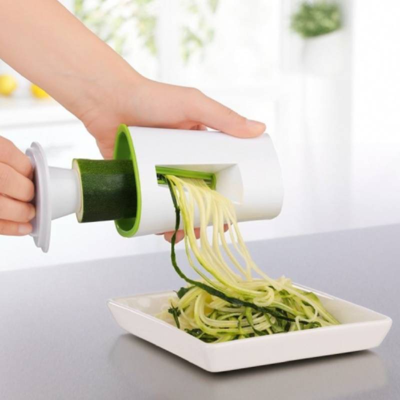 Multifunction Vegetable Slicer With Rotating Spiral Funnel For Kitchen Prep And Gift Use