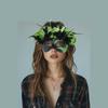 Feathered Masquerade Mask Halloween Party Eye Mask Half Face Mask for Women Cosplay Masquerade Decoration Eyewears