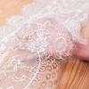 1 Pcs White Lace Table Runner 14 x 120 Inch Vintage Rustic Table Runner for Wedding Bridal Shower Baby Shower Party Decorations Embroidered Boho Lace
