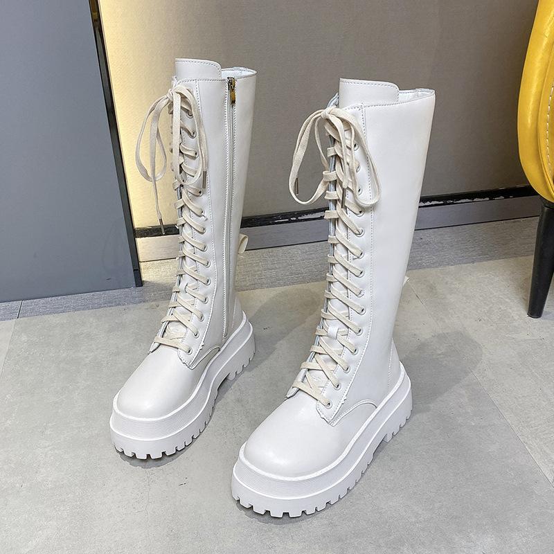 Fashion Sexy High Boots Knee-high Pu Boots High Heels For Women Fashion Shoes 2025 Spring Autumn Booties Female Plus Size2025