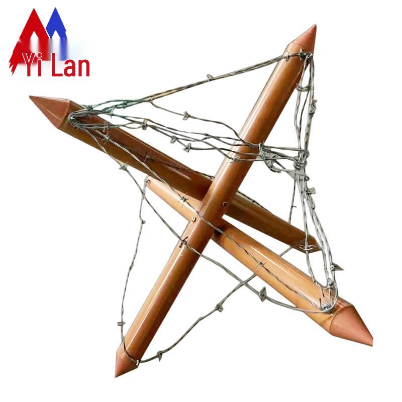 Simulated Rhombus Abatis for Training