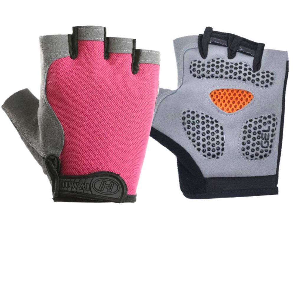 Summer mesh bicycle half finger outdoor sports cycling gloves breathable non-slip sun protection men's and women's models