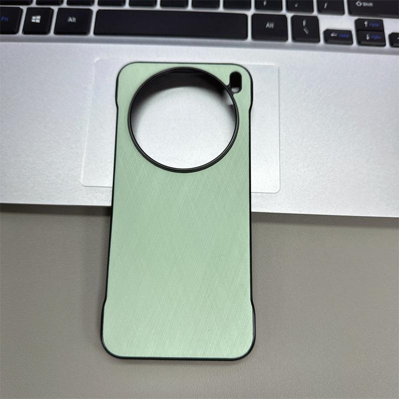 Applicable To VIVO X300Pro Gold Silk Plain Leather Borderless Mobile Phone Case X200 Suction Protective Case X200Promini