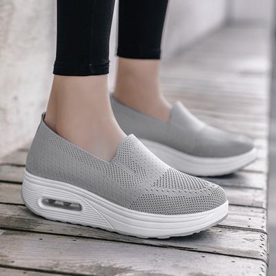 Frauen Mutter Weibliche Echtes Leder Schuhe Plattform Wohnungen Loafers Slip Auf Koreanische Plus Größe