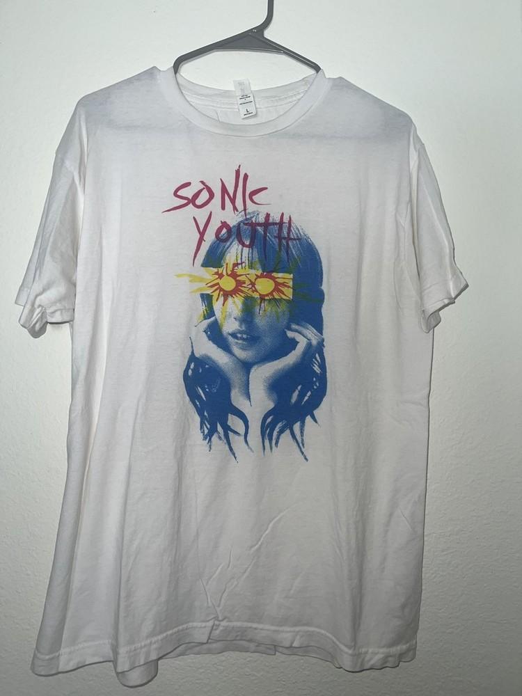 

Sonic Youth Band Shirt Rare Design White Unisex Shirt Men Women WA2731 Unisex T-Shirt S