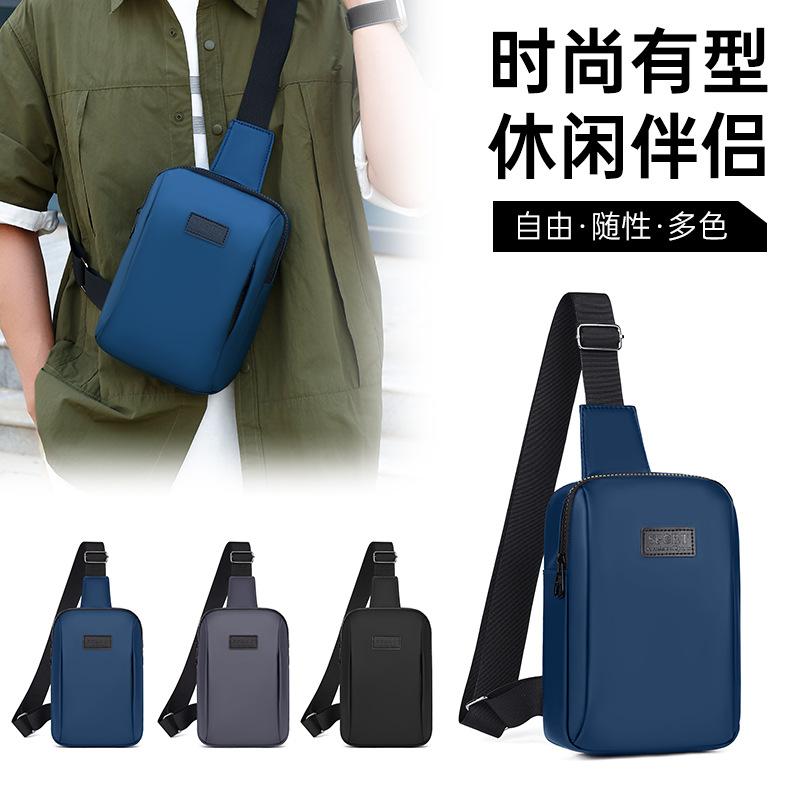 

Новая многофункциональная нагрудная сумка мужская летняя модная сумка-мессенджер мужская нагрудная сумка повседневная сумка через плечо сумка через плечо синий