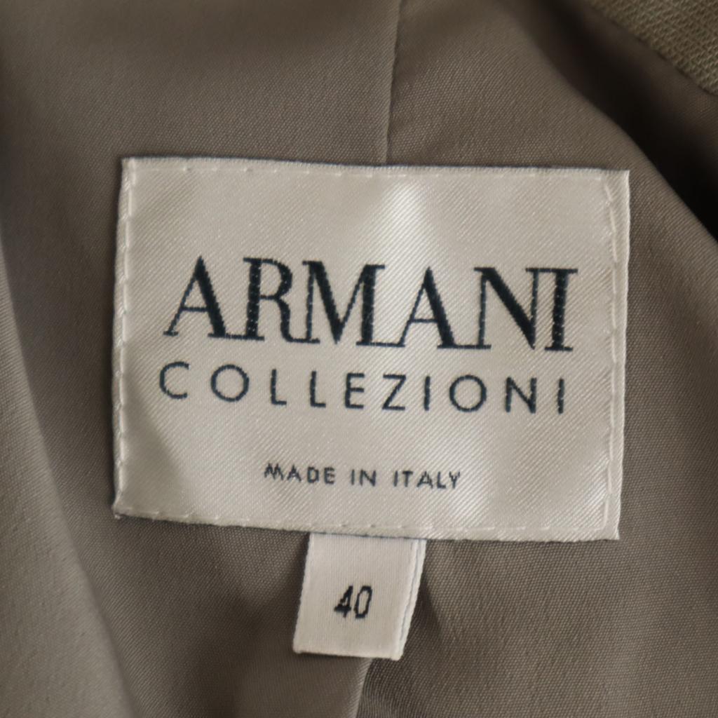 Armani Collezioni Made In Italy Tailored Jacket 40 Light Gray Women Used