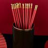 5Pairs Red Festival Chopsticks Set Anti Slip Sushi Chopstick Durable Chinese Style Alloy Chopsticks Easy To Clean Reusable