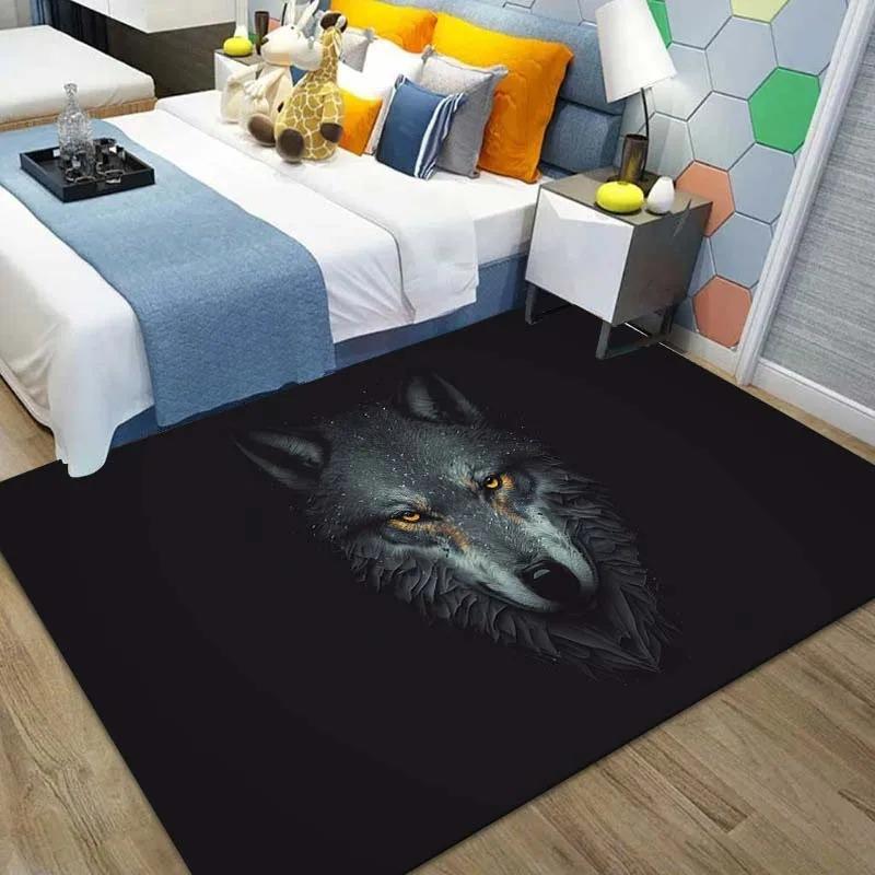 Wild Animal Wolf Floor Mat Door Front Decoration Home Living Room Floor Mat