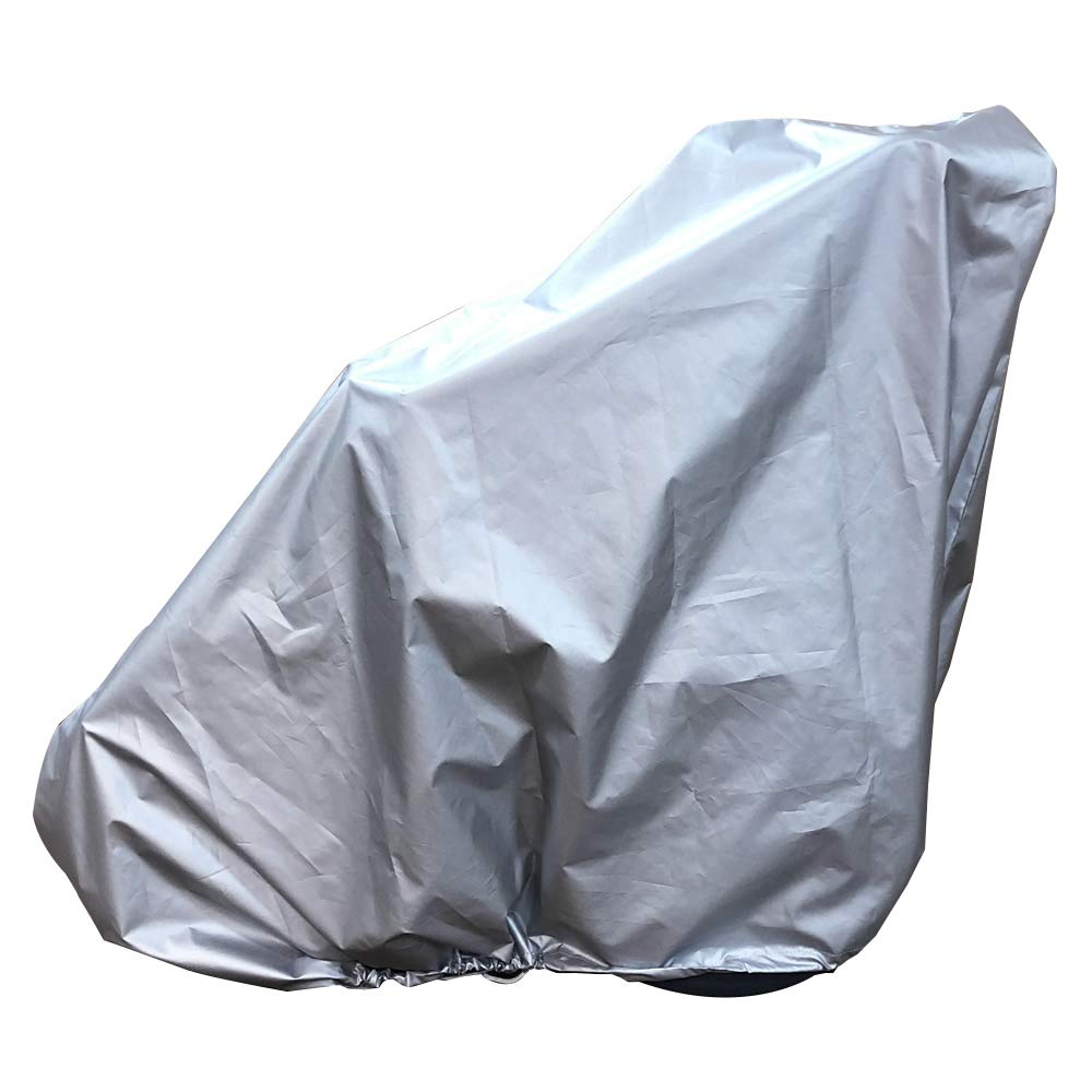 Wheelchair cover, size 2, with drawstring hem, for storage, waterproof, water-repellent, and UV-treated fabric, made in Japan, polyester.