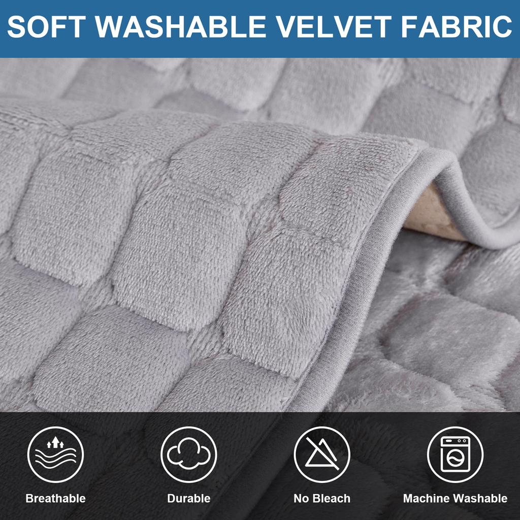 Husă de canapea din catifea Îngroșați Husă de canapea din flanel antiderapant Plaid de pluș pentru sufragerie Husă de protecție caldă și rezistentă la apă pentru mobilier