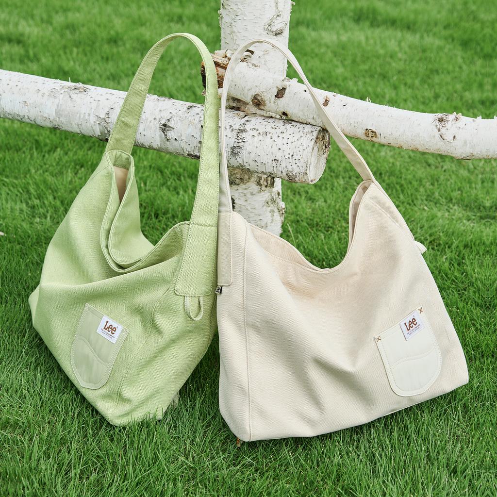 New Lee Fabric Shoulder Bag Women's Millet/Fruit Green LE250610M