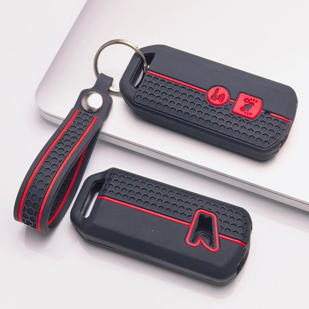 Key Fob Cover for Honda 150 PCX 125 Switch with Keychain Anti-Scratch Guard Shockproof Protection Soft Grip Texture Responsive Button Touch