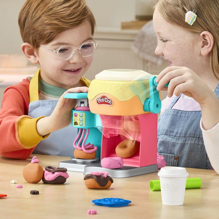 Play-Doh Donut Drop Shop, Knete-Set, Spielzeug-Essensset, Bastelset für Kinder, ab 3 Jahren