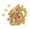 50PCS 6mm   Colorful Round Claw A Grade   Rhinestones for Crafts Decoration(Sliver)