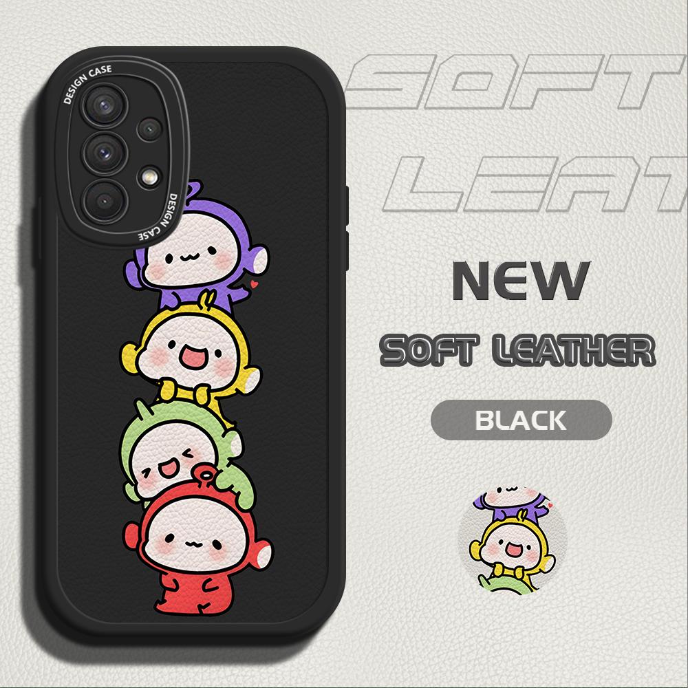 

Мягкий чехол из искусственной кожи с рисунком, полная защита камеры, противоударный чехол для Samsung S24 S23 S22 S21 Plus Ultra S23 FE Redmi Note 13 12 11 Pro Xiaomi Redmi Note 11 Pro+ 5G чёрный