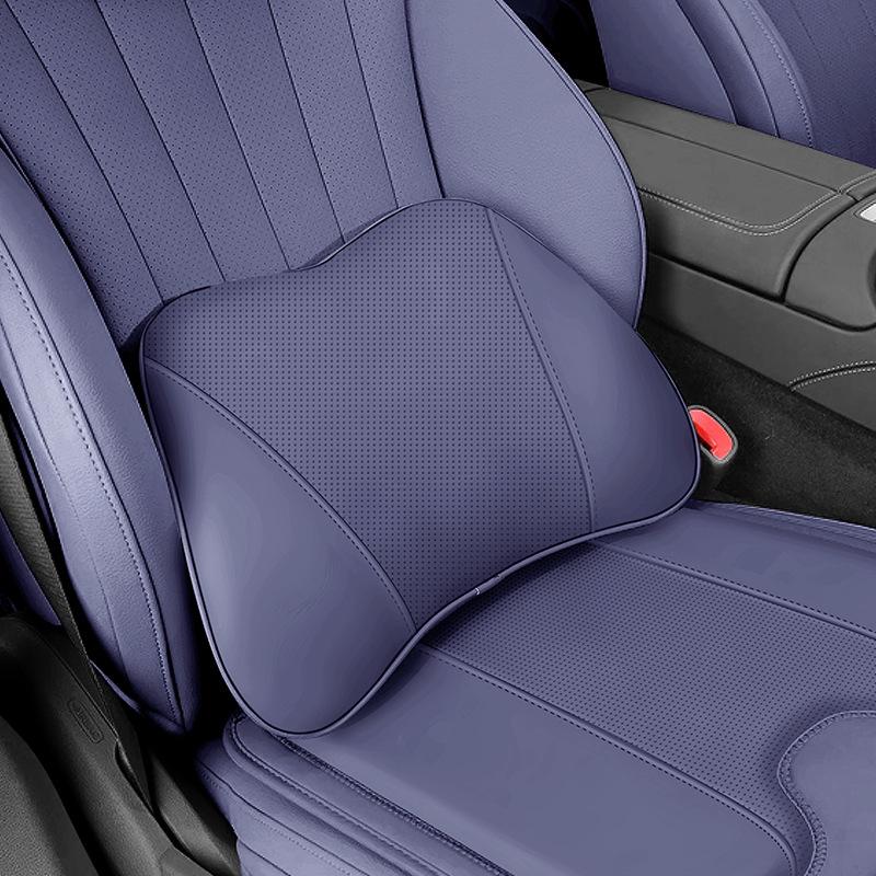 Jiyue 01/07 Car Headrest & Backrest Memory Foam Cushion with Neck and Lumbar Support