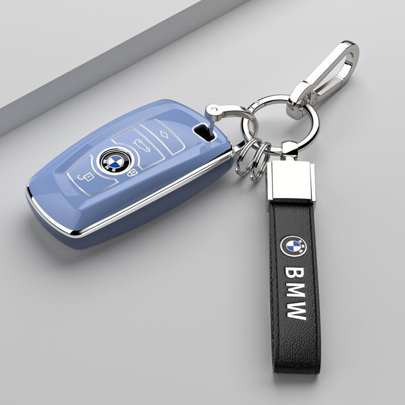 BMW X3 Key Case (2011-2016 Models) - Luxury Shell with Buckle, Simple Design for Men