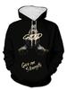 Men'S Casual Sports Fashion Trendy Fitness Outdoor Home Hooded Sweatshirt, Sweatshirt, Pray to GOD Pattern 3D Printing, Regular Fit, Elastic, with
