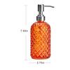 Glass Soap Dispenser Lotion Dispensers Delicate Body Wash Dispenser with Rustproof Stainless Steel Pump for Kitchen Bathroom