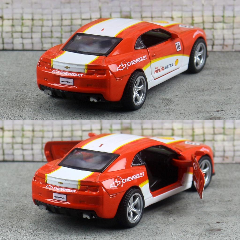 AJR3 1/43 Chevrolet Camaro SS Super Racing Spielzeugauto Modell CCA Druckgusslegierung Miniatur Freilauf Rückzieher Sammlung Geschenk Jungen