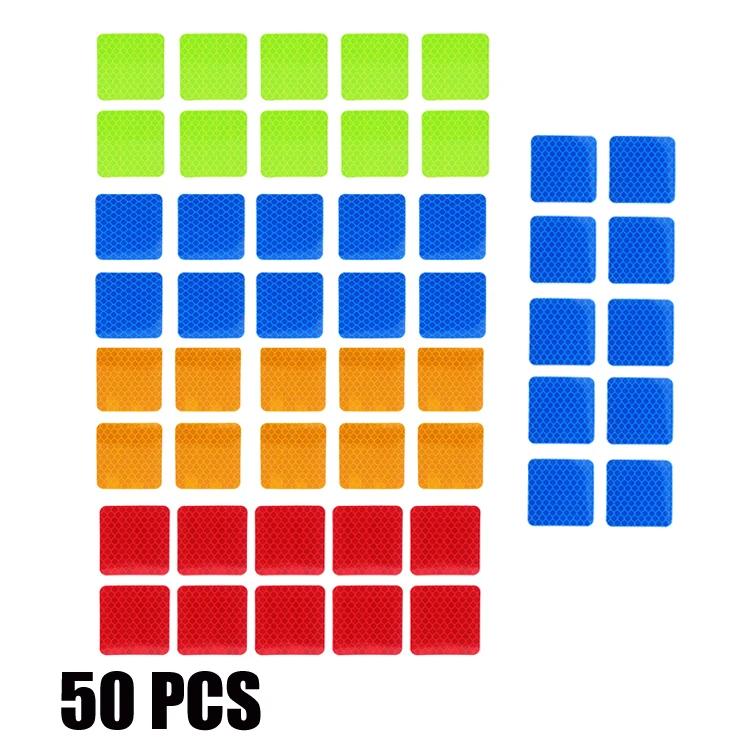 150PCS Safety Reflective Stickers Strip Waterproof High Visibility Warning Reflector Tape for Night Riding Walking Car Sticker