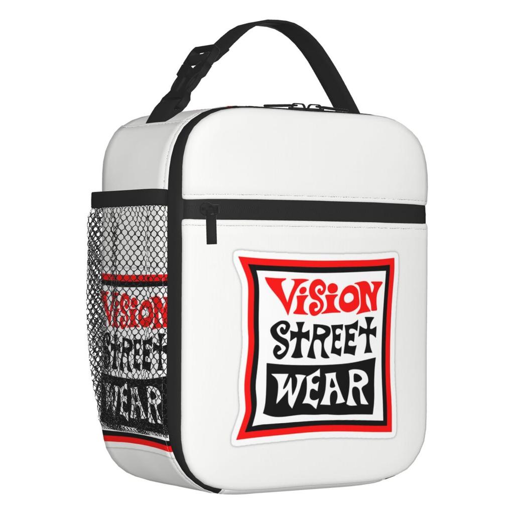 Custom Cool Vision Street Wear Insulated Lunch Bag for Outdoor Picnic Waterproof Cooler Thermal Bento Box Women Children