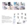 11pcs Snap On Design Sewing Machine Presser Foot Set MultiFunction Universal Replacement Presser Foot Low Shank Type Zinc Alloy