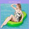 Vuxen Uppblåsbar Avokado Poolflotte Med Solskydd Lounge Stol