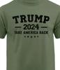 Trump 2024 Take America Back T Shirt Tee Unisex