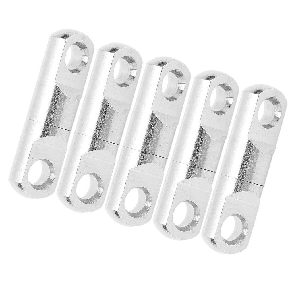 5 StückSet Edelstahl Säulentyp 360 Grad Drehlager Wirbel Angelwirbel Hakenverbinder 7#
