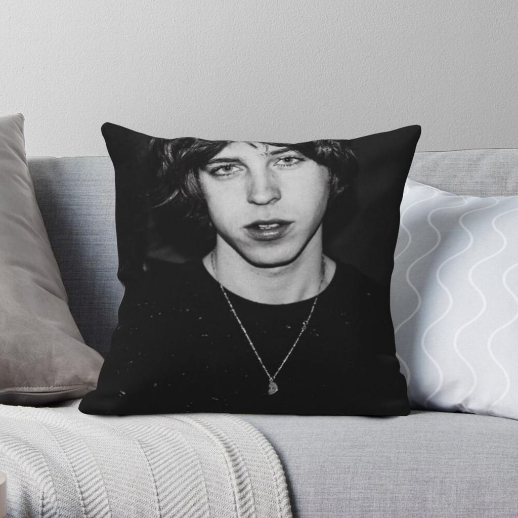 Catfish And The Bottlemen Van Mccann Square Pillowcase Polyester Linen Velvet Creative Decor Throw Pillow Sofa Cushion Cover
