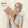 SCIOEN Ladies Clutch Pink Gold Wallet Crossbody Bag Women 2019 Metal Leaf Lock Women's Tote