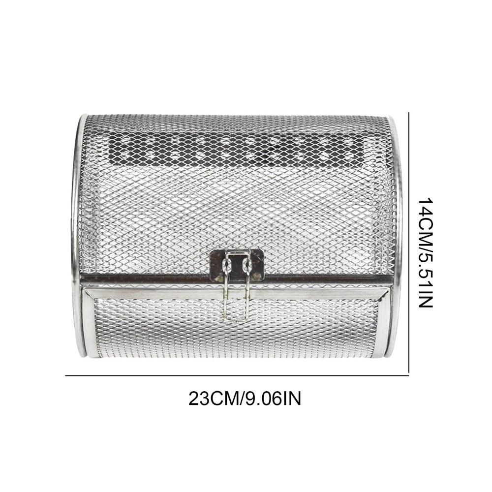 

Корзина для жарки на гриле на колесиках из нержавеющей стали, корзина для аэрофритюрницы для кемпинга, ростер для кофе, круглая корзина для гриля, корзина для гриля, корзина для картофеля фри