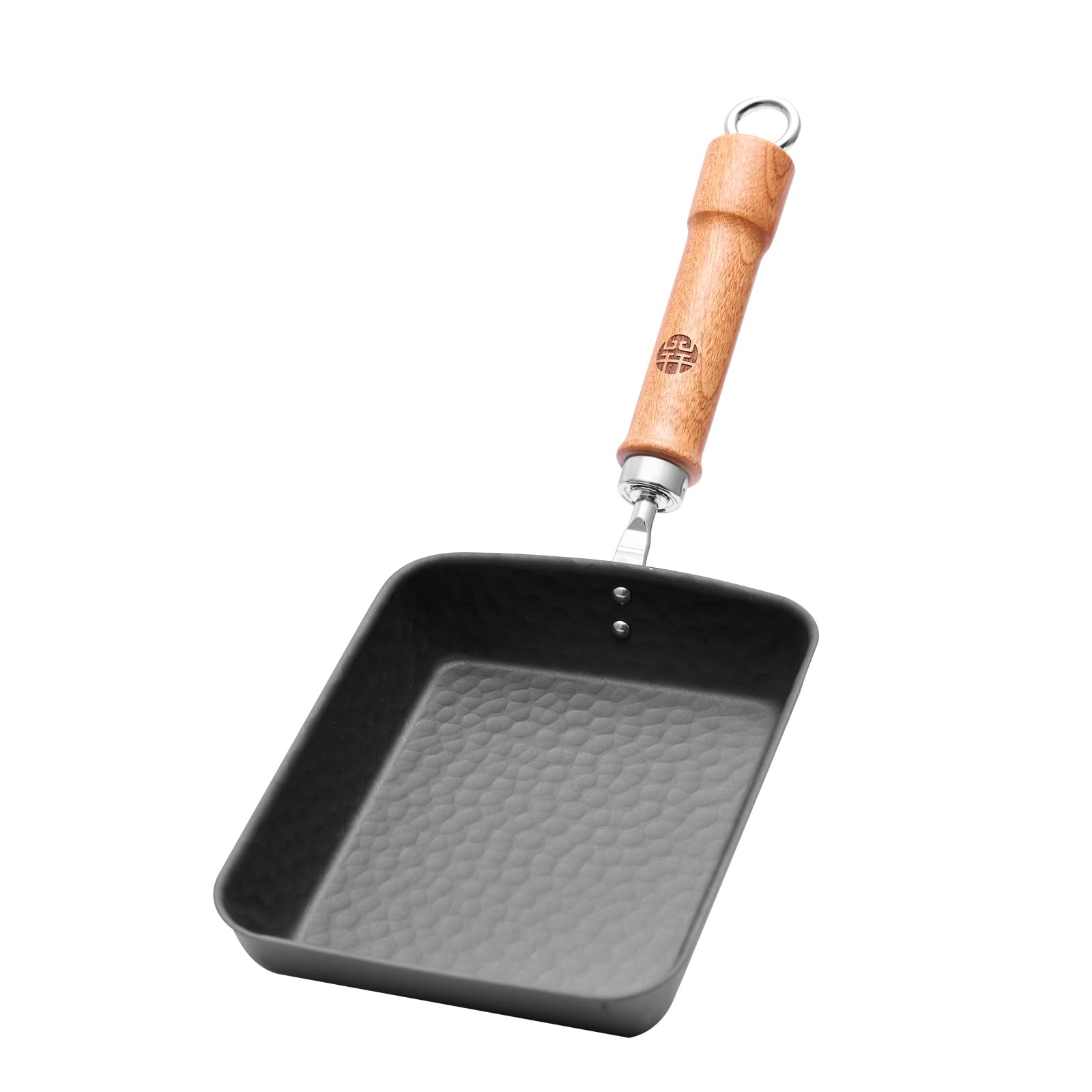 

WANGYUANJI Iron Frying Pan, 16*20cm, IH/Gas Compatible, Non-Stick, Easy to Clean, Iron Nitride, Removable Handle