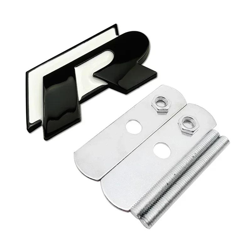 2026 Hot For VOLKSWAGEN VW For Volkswagen VW R Rline Logo Metal Car Grille Emblem Rear Trunk Badge Stickers Polo Golf Jetta Beet